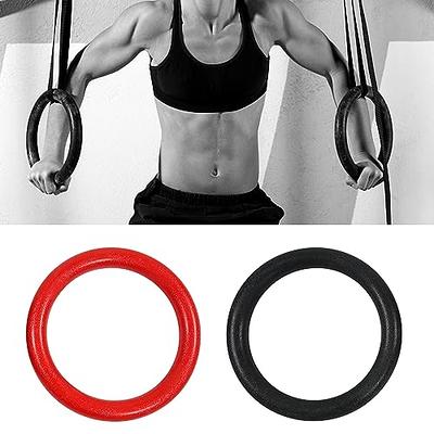  Gymnastic Rings with Adjustable Straps, QUOLIX Non-slip Pull  Up Rings with Straps, 1300lbs Exercise Rings with Straps for Home,  Gymnastics Rings for Home Gym, Workout, Exercise, Training, Calisthenic :  Sports