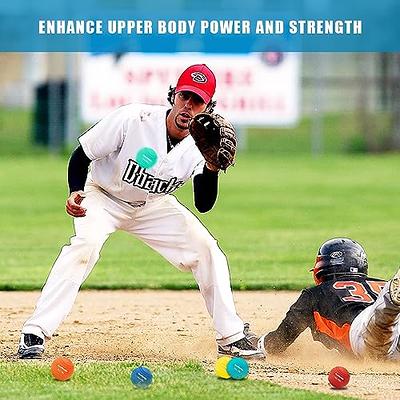 Omtex Weighted Balls 800 G For Power Hitting, Batting And Pitching Training  Suitable For Teenager & Athlete, Build Strength And Muscle, Improve