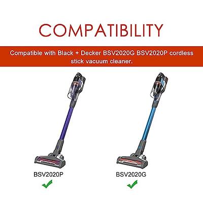 For BLACK+DECKER BSV2020G / BSV2020P POWERSERIES Extreme Cordless Stick  Main Brush HEPA Filter Replacement Accessories