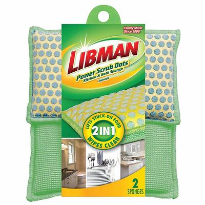 Libman Kitchen Dish Sponge Refills - 2 refills