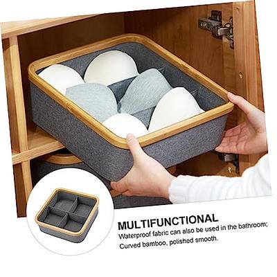 FOMIYES 2 Pcs Underwear Storage Box Cosmetic Case Compartment