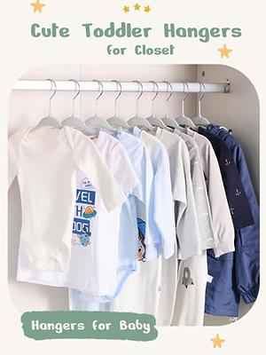 HOUSE DAY Velvet Baby Hangers 50 Pack, Premium Children's Hangers for Baby,  Infant & Toddler Clothes
