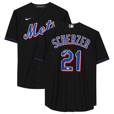 Men's New York Mets Max Scherzer Nike Black Alternate Replica Player Jersey