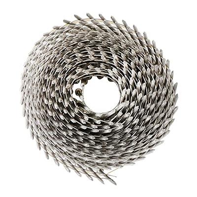 raseparter 3600 Count 2 Inch Stainless Coil Siding Nails 15 Degree Coils,  Small Cap Coil Nail, Cap Warp 5.8-6mm 0.09 Inch Ring Shank for Cement Board  Siding or Fencing Applications - Yahoo Shopping