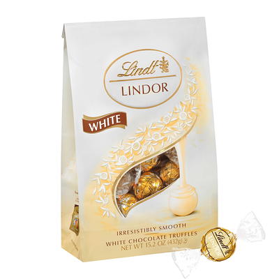 Lindt Truffles, Milk Chocolate, Milk with White - 2 truffles, 0.8 oz