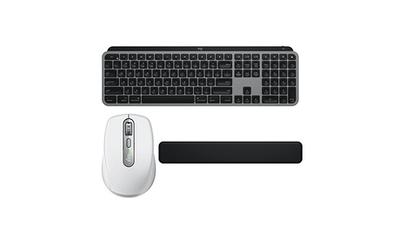 Logitech MX Keys S Wireless Ergonomic Keyboard and Optical Mouse Combo,  Black (920-012274)