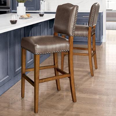 Sheridan Bar Counter Stools Marbled Bone Bar Height Bar