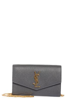 Balmain B-Buzz Patent Calfskin Leather Wallet on a Chain in 3Kb