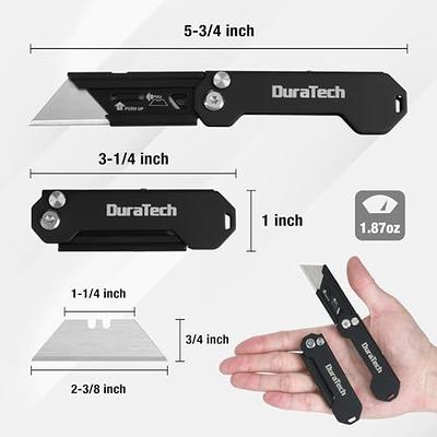 WORKPRO EDC Folding Utility Knife, Mini Box Cutter with Quick Open Axis  Lock, Quick Change Blade Razor Knife, Foldable Small Pocket Knife with Belt  Clip - Yahoo Shopping