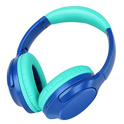 Headphones Bluetooth Wireless/Wired Kids Volume Limited 85 /110dB Over Ear  Foldable Protection Headset with AUX 3.5mm Mic for Boys Girls School Pad