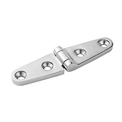 The Metal Magician Black T-Strap Hinges, Pack of 4 Heavy Duty Barn