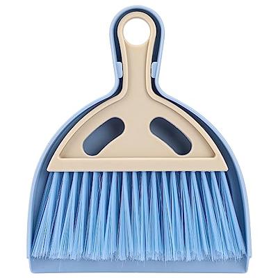 MR.SIGA Mini Dustpan and Brush Set, Portable Cleaning Brush and