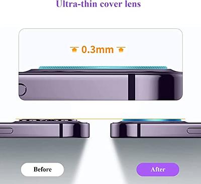 for iPhone 13 Pro - iPhone 13 Pro Max Camera Lens Protector, 9H Tempered Glass  Camera Cover Screen Protector Metal Individual Ring for iPhone 13Pro 6.1  inch iPhone 13 ProMax 6.7 inch 2021 