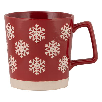 10 Strawberry Street White Ceramic Cappuccino Mug, 20 Oz.