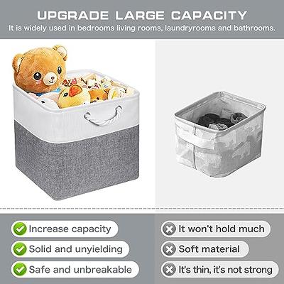 DIMJ Cube Storage Bins, 3 Pcs 11 Foldable Fabric Storage Bin