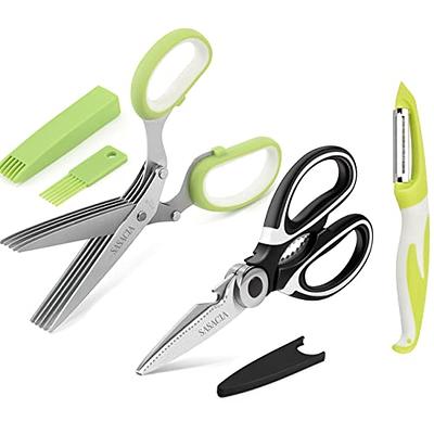 Herb Scissors With Multi Blades Vegetable Cutting Shear Kitchen