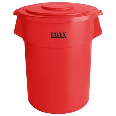 Lavex 20 Gallon Brown Round Commercial Trash Can / Ingredient Bin