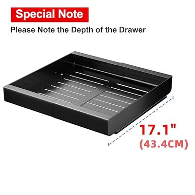 Pull out Cabinet Organizer, Expandable(11.7-19.7) Heavy Duty Slide out  Drawers Fixed with Adhesive Nano Film for Pots, Roll out Shelf Storage for  Kitchen Base Cabinet Organization, Pantry, Bathroom - Yahoo Shopping