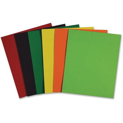 Universal Laminated Two-pocket Folder Cardboard Paper Red 11 X 8 1