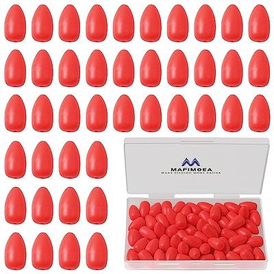  MAFIMOEA 80/60/45 PCS Bullet Fishing Foam Floats Snell Float  Surf Pompano Rigs Float For Spinner Rig Making Fly Fishing Strike  Indicators For Trout Catfish Walleye