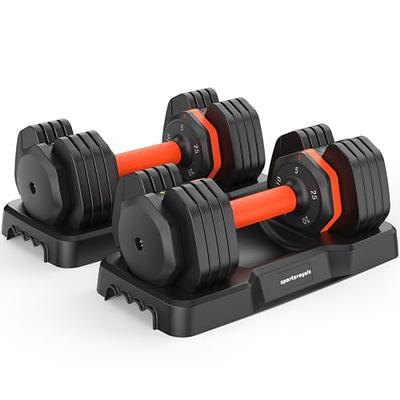 Adjustable Dumbbell Set of 2, 4 in 1 Free Weights Dumbbells Set for Women,  5lb Dumbbells Set of 2, Each 2lb 3lb 4lb 5lb with TPU Soft Rubber Handle