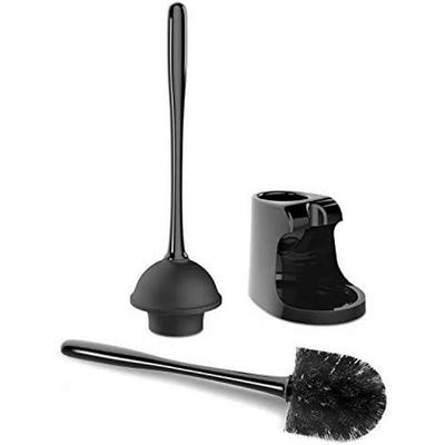 Toilet Brush And Holder Set Upgraded Design Rounded Grip - Temu