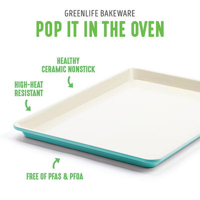 GreenLife 9 in x 13 in Nonstick Ceramic, Steel Cake Pan