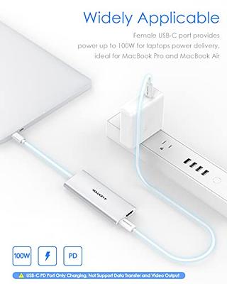 LENTION 6 in 1 Long Cable USB C Multi-Port Hub