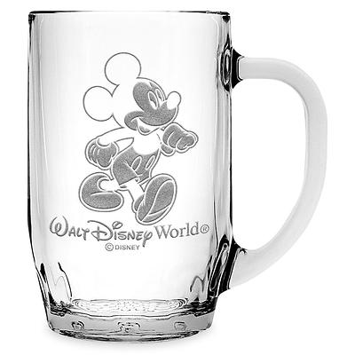 Disney Drinking Glass Set - Mickey Mouse Homestead - Etched