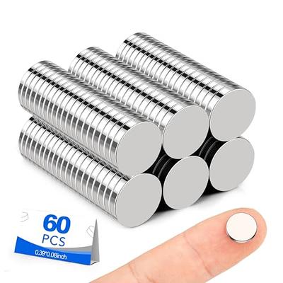 Small Magnets, 60 Pack Refrigerator Magnets 10x2mm Rare Earth Magnets  Neodymium Magnets for Crafts, Whiteboard, Kitchen Cabinet - Yahoo Shopping