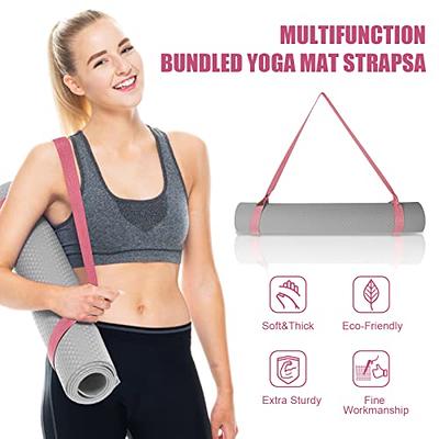 HiinHerse Yoga Mat Strap,Yoga mat holder,the Straps for yoga mat carrier  and Exercise Mat (63inch, watermelon powder) - Yahoo Shopping