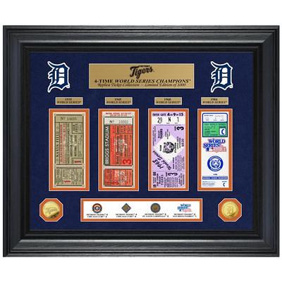 Highland Mint Boston Red Sox 9-Time World Series Champions Gold Coin & Ticket Collection