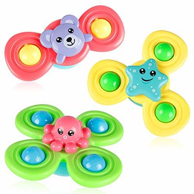 Bath Toys for Toddlers 1-3 - Suction Cup Fidget Spinner Toys for Toddlers