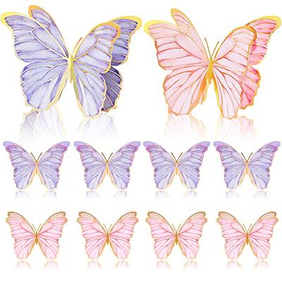 Pastel Butterfly Paper Straws Butterfly Party Decorations. Rainbow Theme  Baby Shower Decor Butterfly Garden Birthday Bridal Shower Wedding 