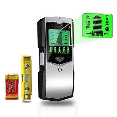 Stud Finder Wall Scanner, 5 in 1 Wall Stud Finder with Bubble Level and LCD  Display & Audio Alarm, Stud Finder Tool for Wall Wood AC Wire Metal Detector  Joist Pipe - Yahoo Shopping