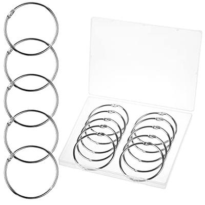 A4 D-Shape Loose-Leaf Spiral 4 Rings Notebook Metal Clip Ring Binder DIY  Fill Paper Storage Folder Accessories - AliExpress