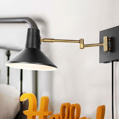 Jonathan Y Carson Modern Minimalist Iron Rechargeable Integrated LED Table Lamp