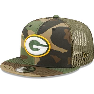 Green Bay Packers Flag Fill Navy Adjustable Trucker Hat