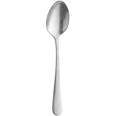 Acopa Vernon Black 6 1/16 18/0 Stainless Steel Heavy Weight Teaspoon -  12/Case