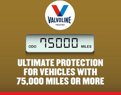 Valvoline Extended Protection Full Synthetic High Mileage Motor Oil SAE  5W-30