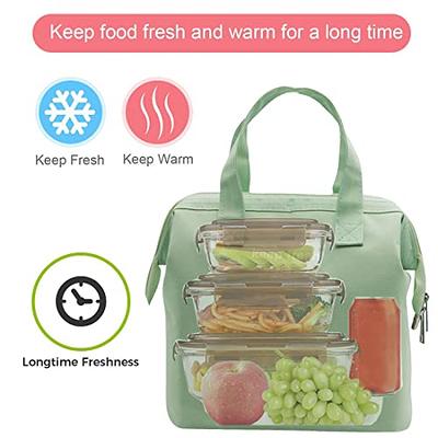 Mziart Insulated Lunch Bag Simple Bento Cooler Bag Lunch Tote Bag for Lunch  Box for Women Men Adult Picnic Working Hiking Beach (Light Green) - Yahoo  Shopping