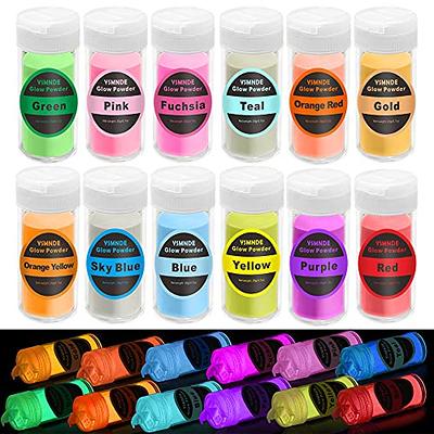 Let's Resin Metallic Pigment Powder, 5 Colors Fine Resin Pigment Powder, Each Bottle 20ml Resin Color Pigment for Epoxy Resin Coloring, Polymer Clay