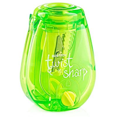 Bostitch Twist n Sharp Pencil Sharpener, Assorted Colors