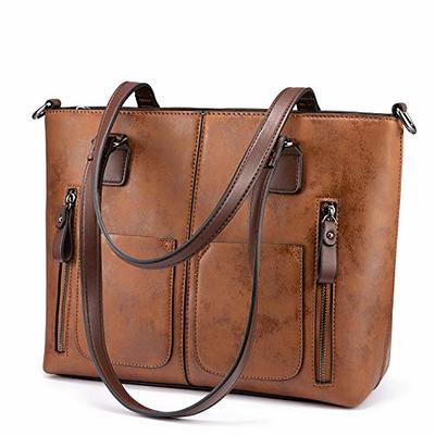 Vintage Genuine Leather Crossbody Bag for women 10 inch purse tote ladies  bags satchel travel tote shoulder bag