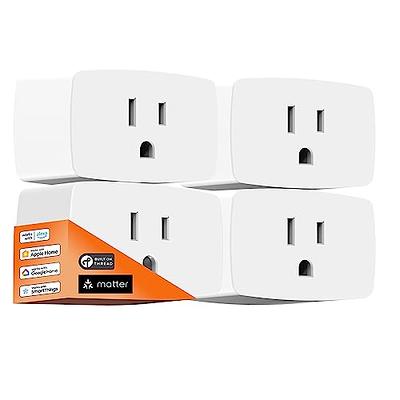 Onvis Smart Plug, Matter Over Thread, Compatible with Apple Home, Alexa & Google Home, More responsive, App and Voice Control, Schedule and Timer