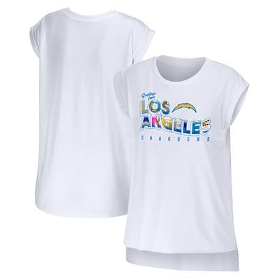 Women's WEAR by Erin Andrews White San Francisco 49ers Greetings From  Muscle T-Shirt