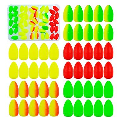 Dr.Fish 30 Pack Fishing Rig Floats Pompano Floats Walleye Rig Lure Making  Accessories Surf Fishing Foam Bobbers Snell Float, Corks, Floats & Bobbers  -  Canada
