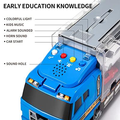 Die-cast Alloy Construction Vehicle Toy Set with Play Mat for 3-9 Year Old  Boys and Girls