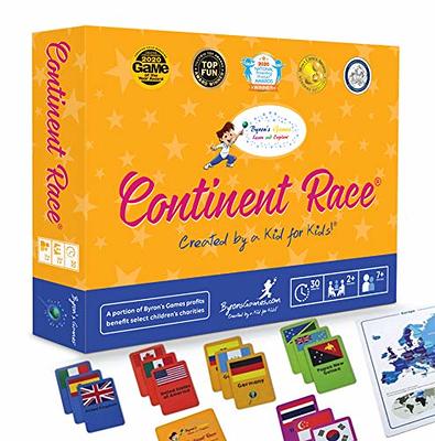 Continent Race - Geography Learning Educational Game for Kids 7 Years and  Up Trivia Card Board Game for Family Activities, Game Night by Byron's Games  Award Winning - Yahoo Shopping