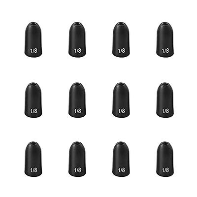 Nako. 10 Pack Tungsten Worm Weights, Tungsten Bullet Weights for Bass  Fishing, F